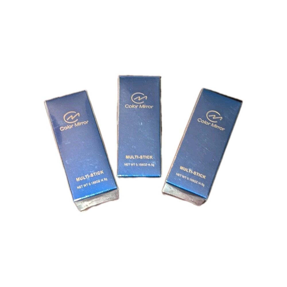 Bundle Of 3 -‎ Color Mirror Multi-Use Makeup Stick Blush Lipstick Eyeshadow NIB